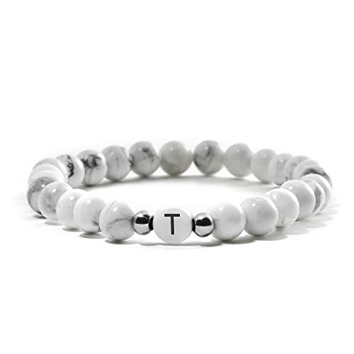 BERGERLIN Buchstaben Armband weiss (Buchstabe T) von BERGERLIN