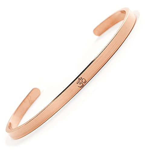 BERGERLIN Om Armband – Goa Armband aus Edelstahl in Rose Gold von BERGERLIN