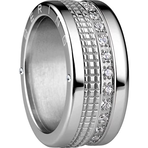 BERING Austauschbar Ringkombination für Damen in Silber mit einzigartigem Twist- & Change System, Volga von BERING