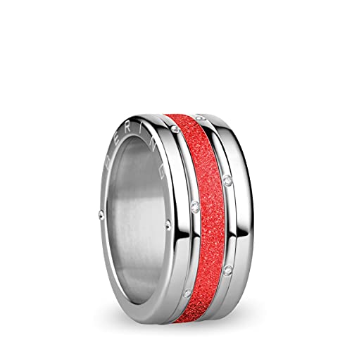 BERING Austauschbar Ringkombination für Damen in Silber & Rot mit einzigartigem Twist- & Change System, Lena von BERING