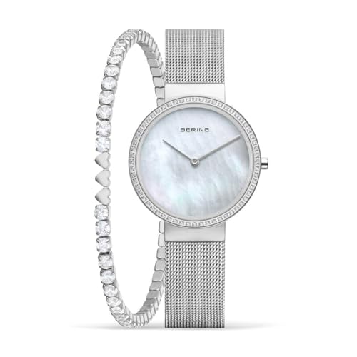 Bering Damen Uhr Quarz Movement - Classic Collection mit Edelstahl und Saphirglas 14531-004-GWP190 von BERING