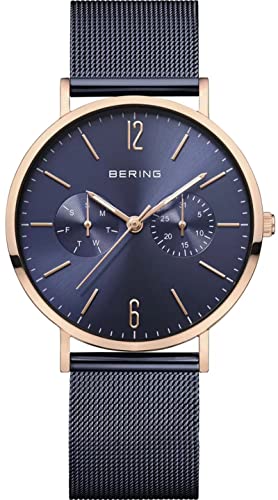 BERING Damen Armbanduhr Classic 36 mm Armband Edelstahl 14236-307 von BERING