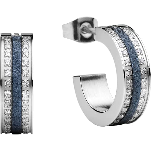 BERING Damen-Ohrstecker Edelstahl blau sparkling mit Zirkonia 723-197-05 von BERING