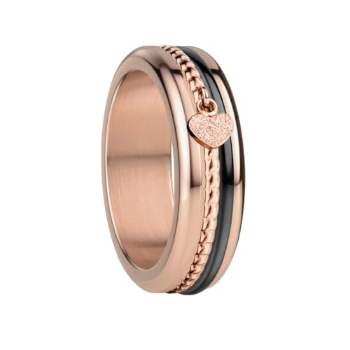 BERING Damen Ring in Rosé gold glänzend - Arctic Symphony Collection mit Edelstahl - Moselle 10 von BERING