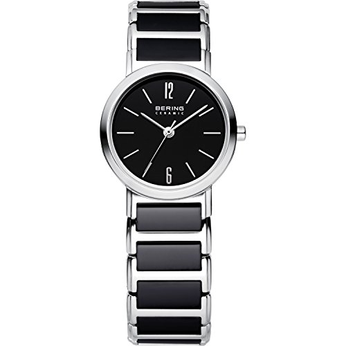 BERING Damen Uhr Quarz Movement - Ceramic Collection mit Edelstahl/Keramik und Saphirglas 30226-742 Armbandsuhren - Wasserdicht: 3 ATM von BERING