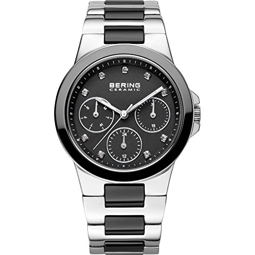 BERING Damen Uhr Quarz Movement - Ceramic Collection mit Edelstahl/Keramik und Saphirglas 32237-742 Armbandsuhren - Wasserdicht: 3 ATM von BERING