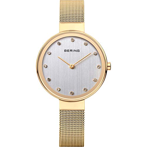 BERING Damen Uhr Quarz Movement - Classic Collection mit Edelstahl und Saphirglas 12034-330 Armbandsuhren - Wasserdicht: 3 ATM von BERING
