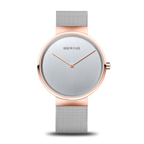 BERING Damen Uhr Quarz Movement - Classic Collection mit Edelstahl und Saphirglas 14539-060 Armbandsuhren - Wasserdicht: 5 ATM, Silber von BERING