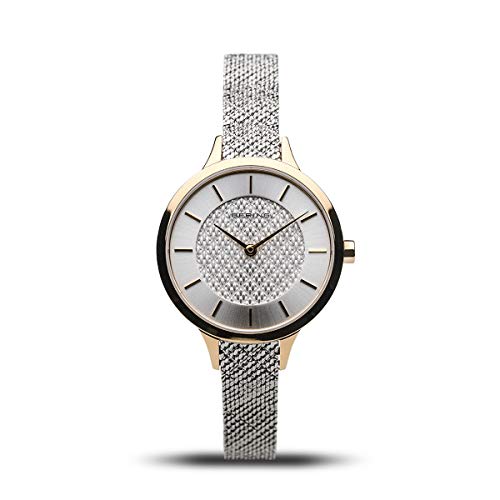BERING Damen Uhr Quarz Movement - Classic Collection mit Edelstahl und Saphirglas 17831-010 Armbandsuhren von BERING