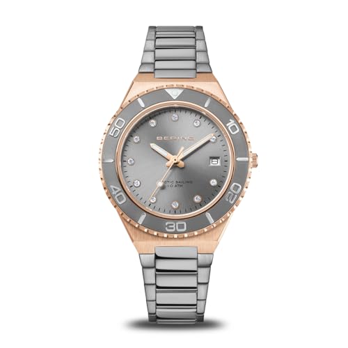 BERING Damen Uhr Quarz Movement - Classic Collection mit Edelstahl und Saphirglas von BERING