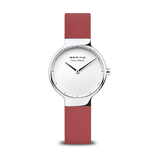 BERING Damen Uhr Quarz Movement - Max René Collection mit Silikon und Saphirglas 15531-500 Armbandsuhren - 5 ATM von BERING