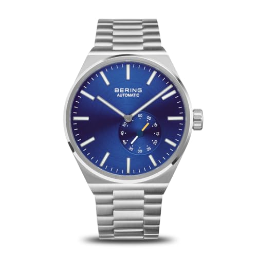 BERING Herren Analog Automatik Uhr mit Edelstahl Armband 19441-707 von BERING