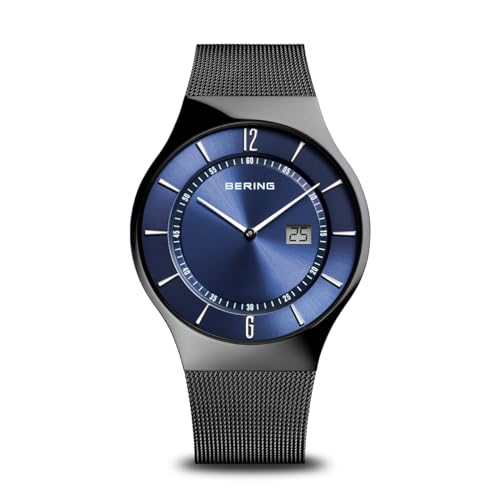 BERING Herren Uhr Funk Movement - Radio controlled Collection mit Edelstahl und Saphirglas 51640-227-A von BERING