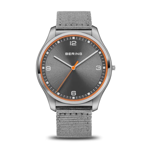 BERING Herren Uhr Quarz Movement - Ultra Slim Collection mit Edelstahl und Saphirglas 18342-577 - 3 ATM von BERING