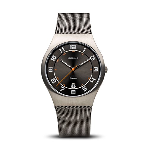 BERING Herren Uhr Quarz Movement - Classic Collection mit Edelstahl und Saphirglas 11937-007 Armbandsuhren - 5 ATM von BERING