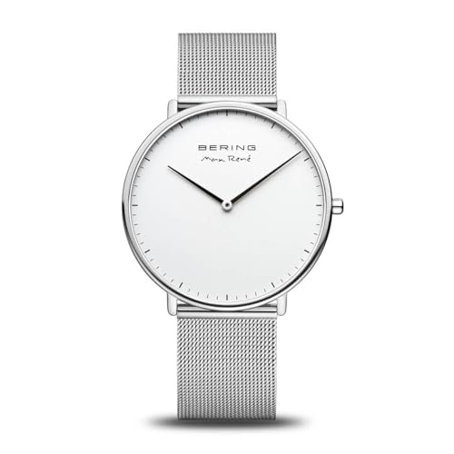 BERING Herren Uhr Quarz Movement - Max René Collection mit Edelstahl und Saphirglas 15738-004 - 3 ATM von BERING