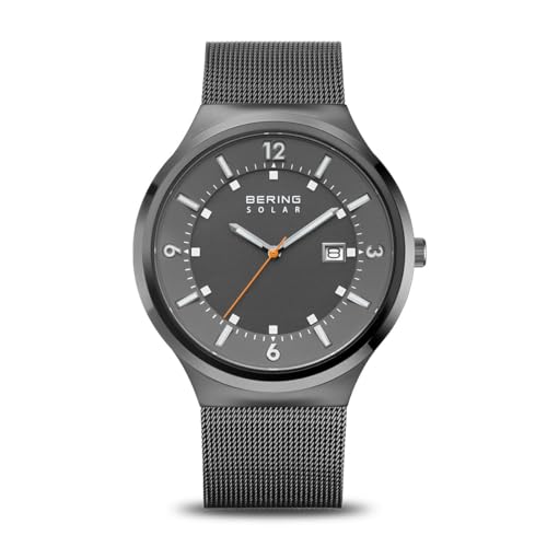 BERING Herren Uhr Solar Movement - Solar Collection mit Edelstahl und Saphirglas 14442-077 - 5 ATM von BERING