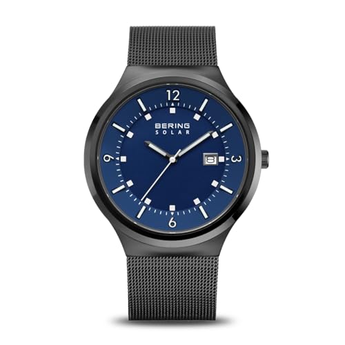 BERING Herren Uhr Solar Movement - Solar Collection mit Edelstahl und Saphirglas 14442-227 - 5 ATM von BERING