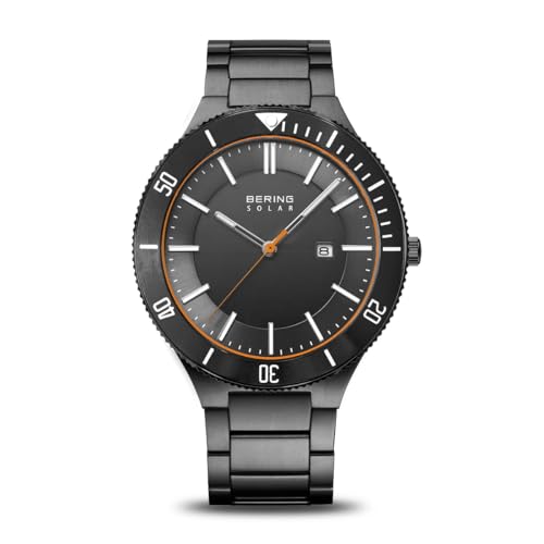 BERING Herren Uhr Solar Movement - Solar Collection mit Edelstahl und Saphirglas 14443-779 - 10 ATM von BERING