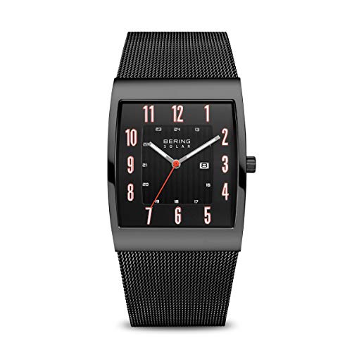 BERING Herren Uhr Solar Movement - Solar Collection mit Edelstahl und Saphirglas 16433-122 - 3 ATM von BERING