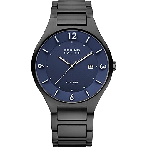 BERING Herren Uhr Solar Movement - Solar Collection mit Titan und Saphirglas 14440-727 - 5 ATM von BERING