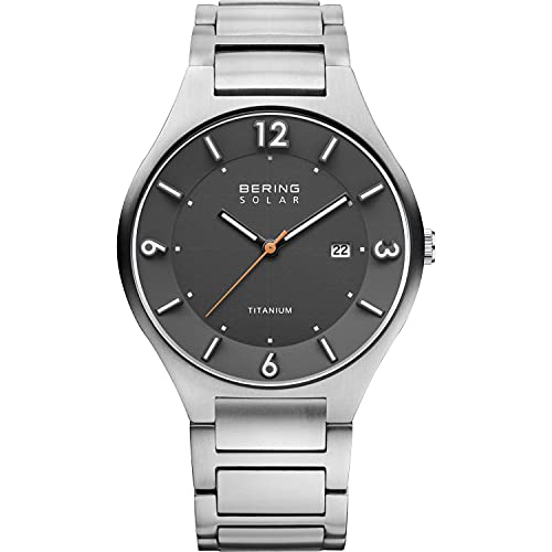 BERING Herren Uhr Solar Movement - Solar Collection mit Titan und Saphirglas 14440-777 von BERING