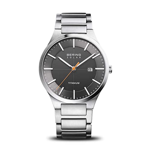 BERING Herren Uhr Solar Movement - Solar Collection mit Titan und Saphirglas 15239-779 von BERING