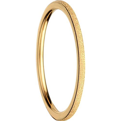 BERING Innenring ultraschmal Edelstahl Sparkling-Effect Gold 561-29-X0, Größe:9 von BERING