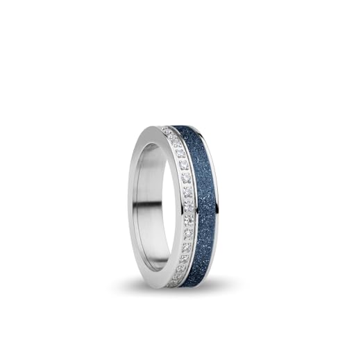 BERING Damen Ring in silber glänzend - Arctic Symphony Collection mit Edelstahl/Zirkonia - Itter 9 von BERING
