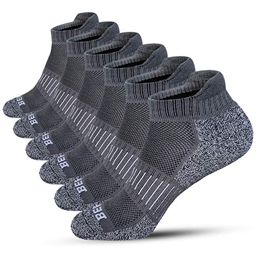 BERING Men's Performance Athletic Low Cut Running Socks (6 Pack) von BERING