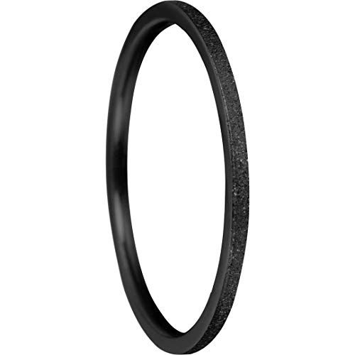 BERING Stapelring Edelstahl Sparkling Effect schwarz Ultra schmal Arctic Symphony Collection 561-69-X0, Ringgröße:60 (19.1 mm Ø) von BERING