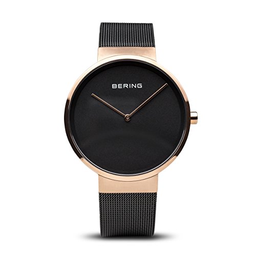 BERING Unisex Uhr Quarz Movement - Classic Collection mit Edelstahl und Saphirglas 14539-166 - 5 ATM von BERING