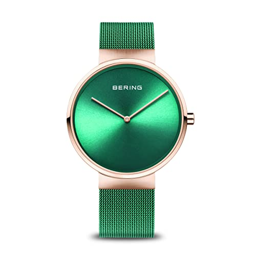 BERING Unisex Uhr Quarz Movement - Classic Collection mit Edelstahl und Saphirglas 14539-868 - 5 ATM von BERING