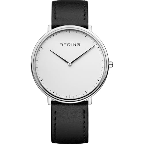 BERING Unisex Uhr Quarz Movement - Ultra Slim Collection mit Edelstahl und Saphirglas 15739-404 - 3 ATM von BERING