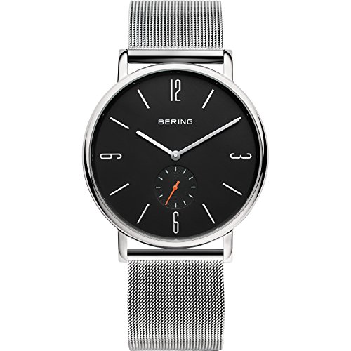 Bering Time Herren-Armbanduhr XL Analog Quarz Edelstahl 53739-002 von BERING