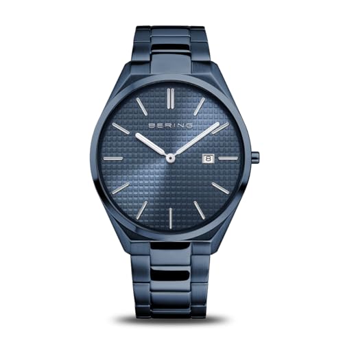 Die Ultra Slim Collection - BERINGs dünnste Uhr bisher: Das Gehäuse misst 4,8 mm in der Höhe - eine der dünnsten Uhren auf dem Markt | Quarzwerk von BERING