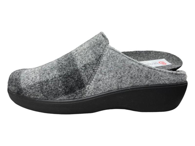 BERKEMANN Berkemann Damen Filzpantoffel GLINDA 05057-826 grau Multicolor Hausschuh von BERKEMANN