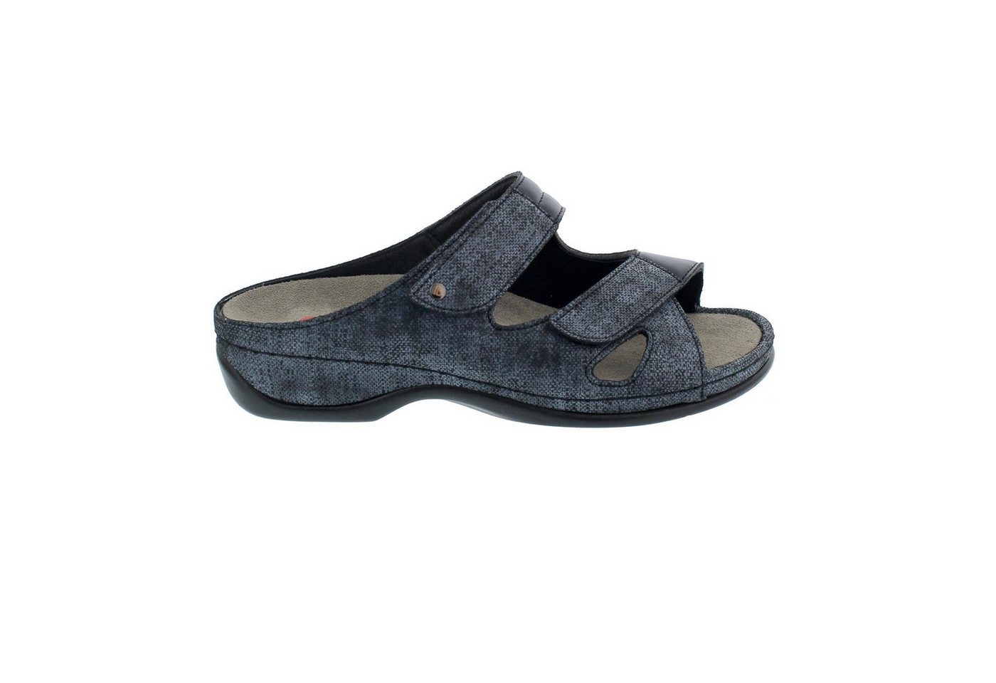 BERKEMANN Berkemann Janna Pantolette, nachtblau, Leder/ Stretch, Weite E-H 1027- Pantolette von BERKEMANN