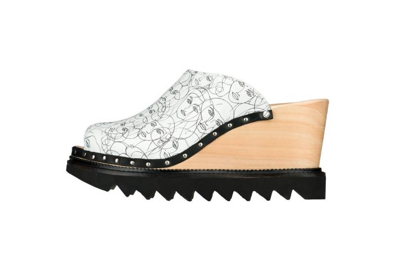 BERKEMANN Hamburg 1885 Erwachsene Holz Finey Pantolette Lede Keilpantolette von BERKEMANN