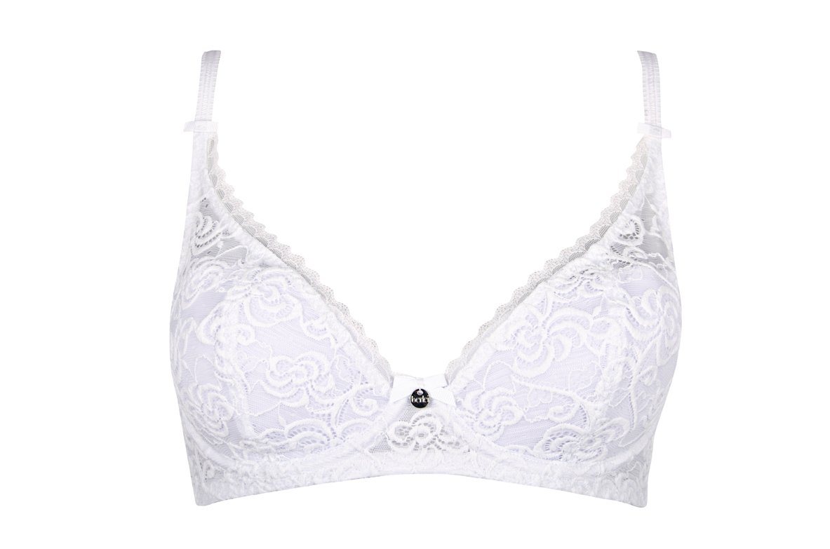 BERLEI Halbschalen-BH Lingerie Heaven Lace Schalen BH White 70 B (Schalen BH, 1-tlg., Spitze) von BERLEI