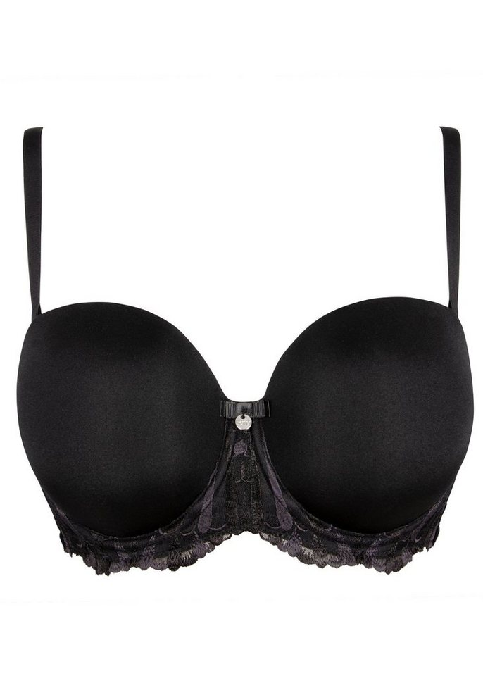 BERLEI Multiway-BH Lingerie Embrace Trägerloser Schalen BH Schwarz 75 D (Schalen BH, 1-tlg., Teilspitze) von BERLEI