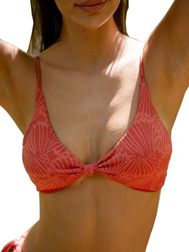 BERLOOK Damen Twist Rückenfrei Criss Cross Back Baden Bademode Freches Bikinioberteil, Red-J, Medium BERLOOK Damen Twist Rückenfrei Criss Cross Back Baden Bademode Freches Bikinioberteil, Red-J, Medium von BERLOOK