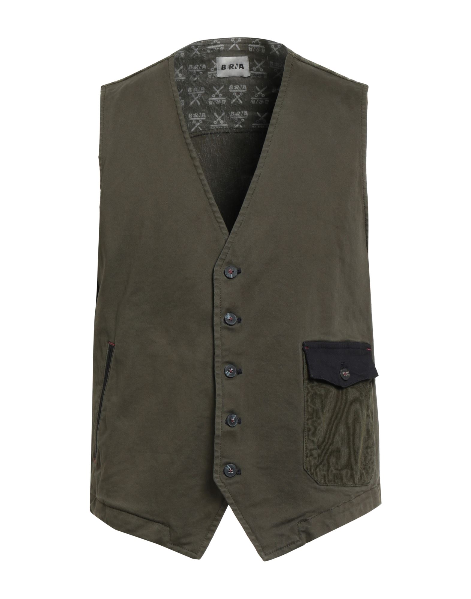 BERNA Couture-weste Herren Militärgrün von BERNA