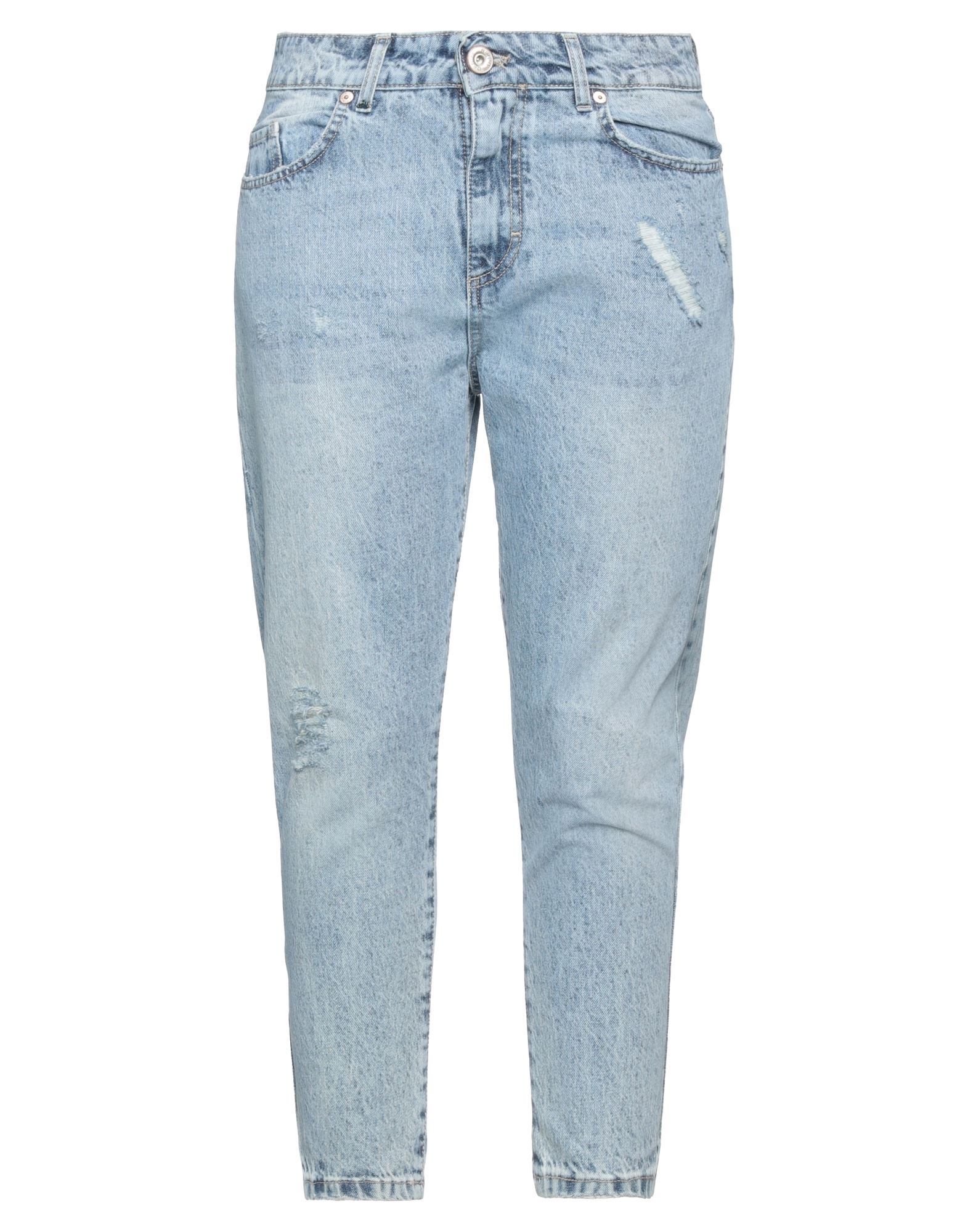 BERNA Cropped Jeans Damen Blau von BERNA