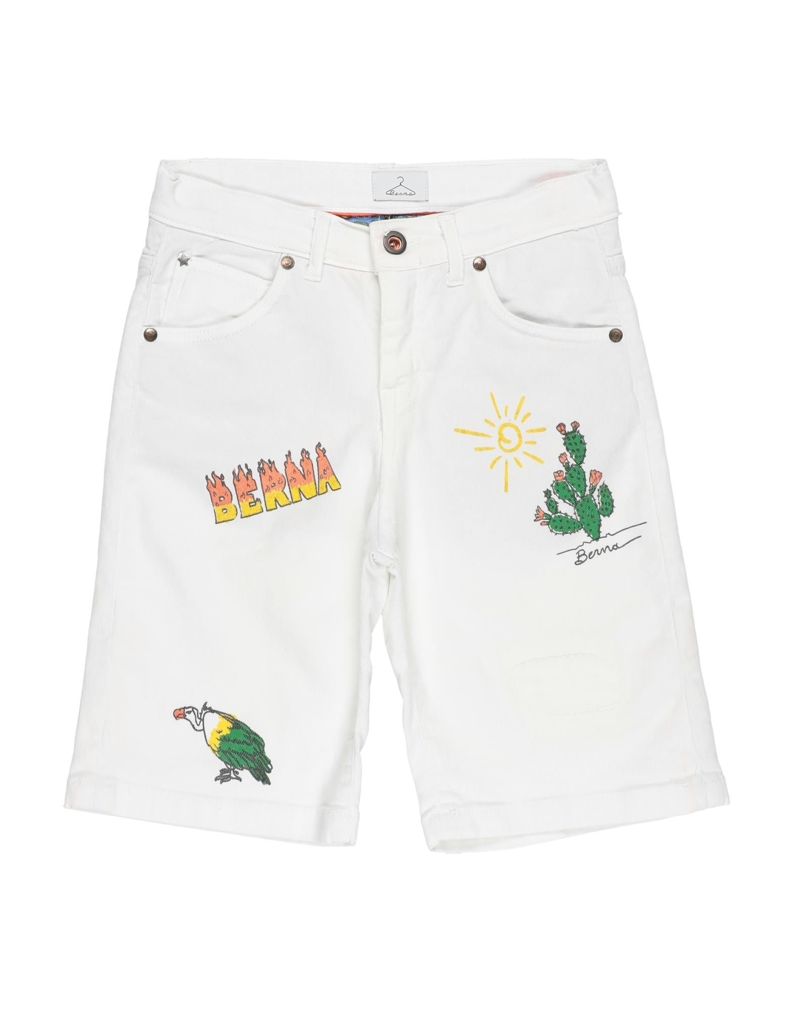 BERNA Jeansshorts Kinder Weiß von BERNA