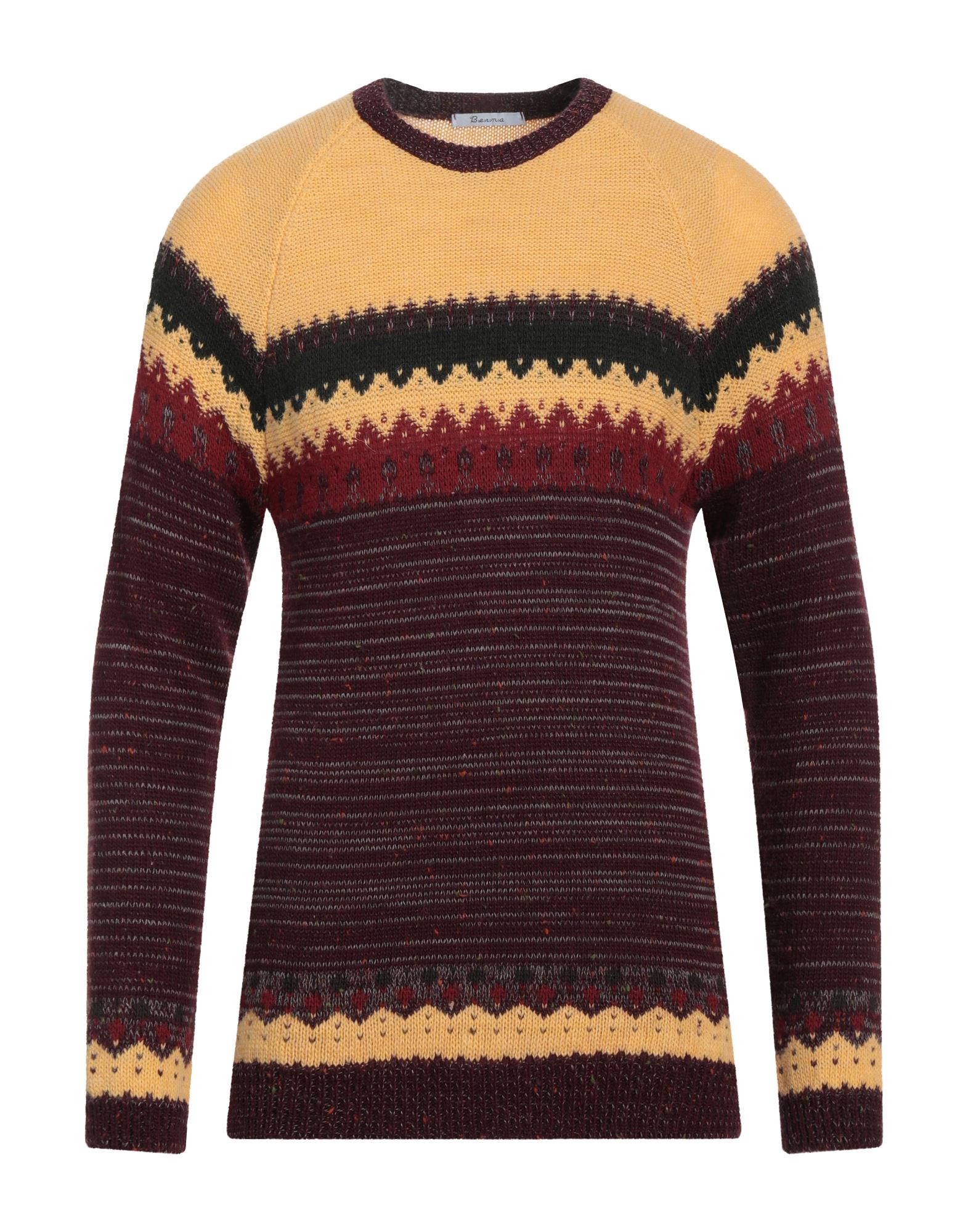 BERNA Pullover Herren Bordeaux von BERNA