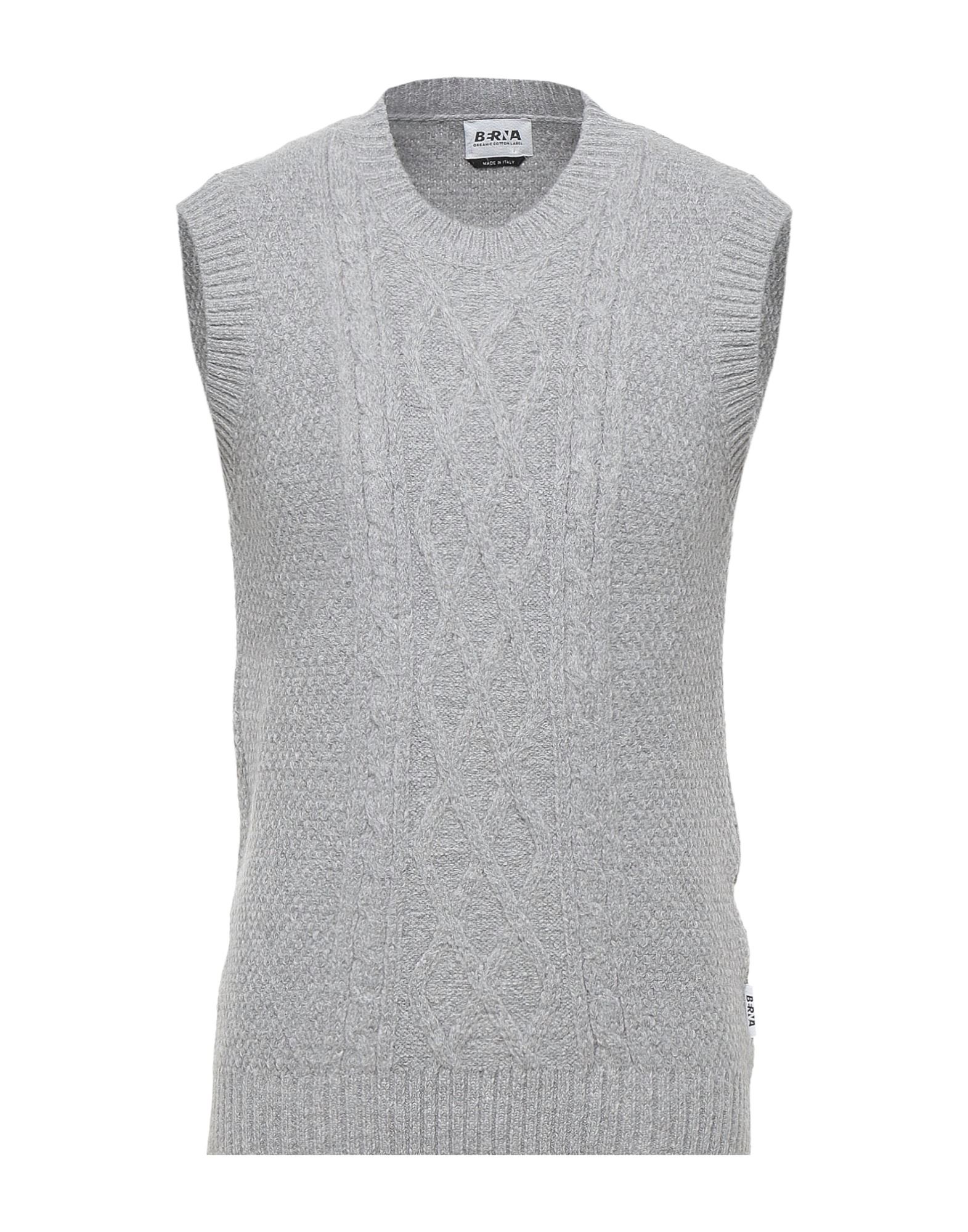 BERNA Pullover Herren Grau von BERNA