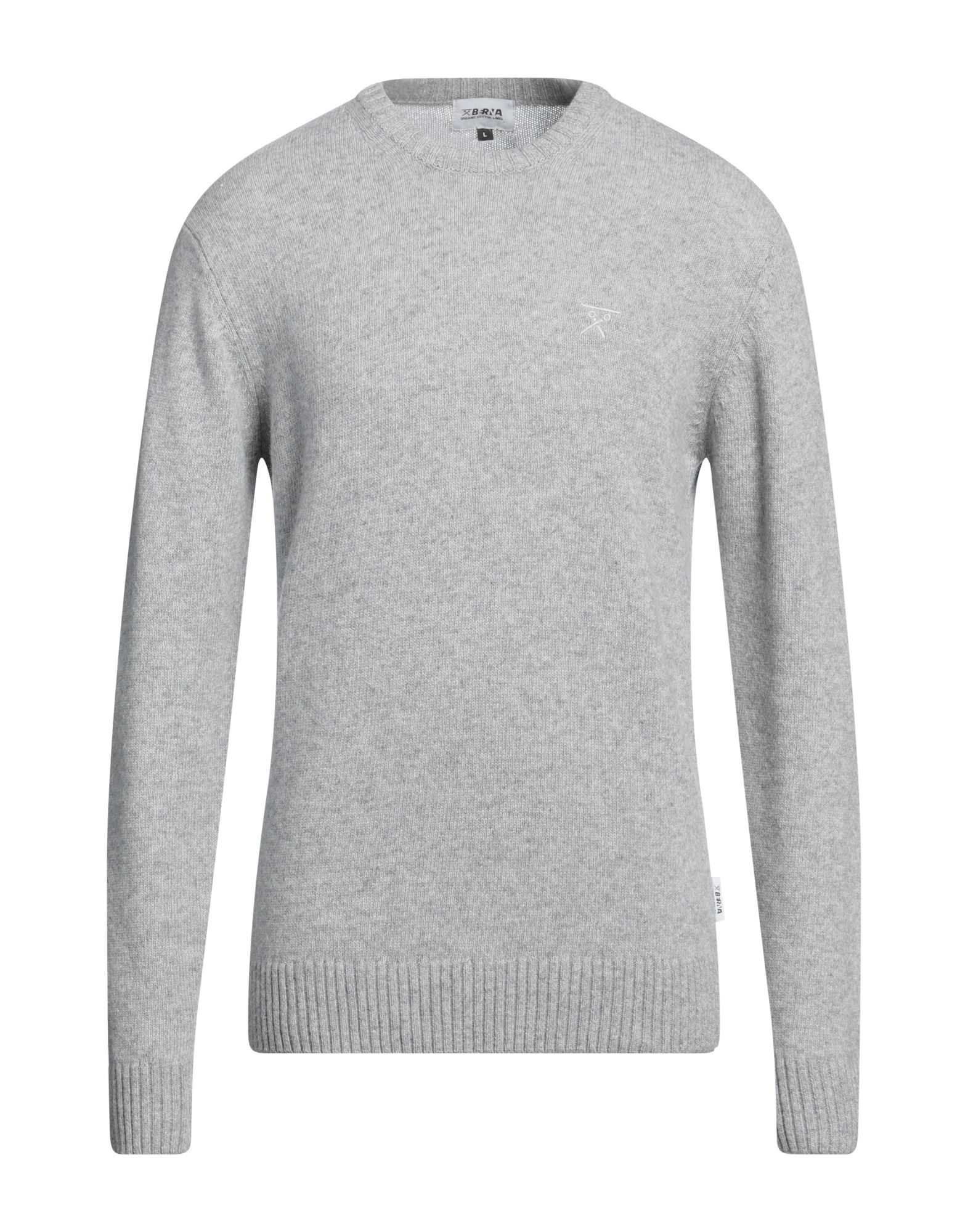 BERNA Pullover Herren Hellgrau von BERNA