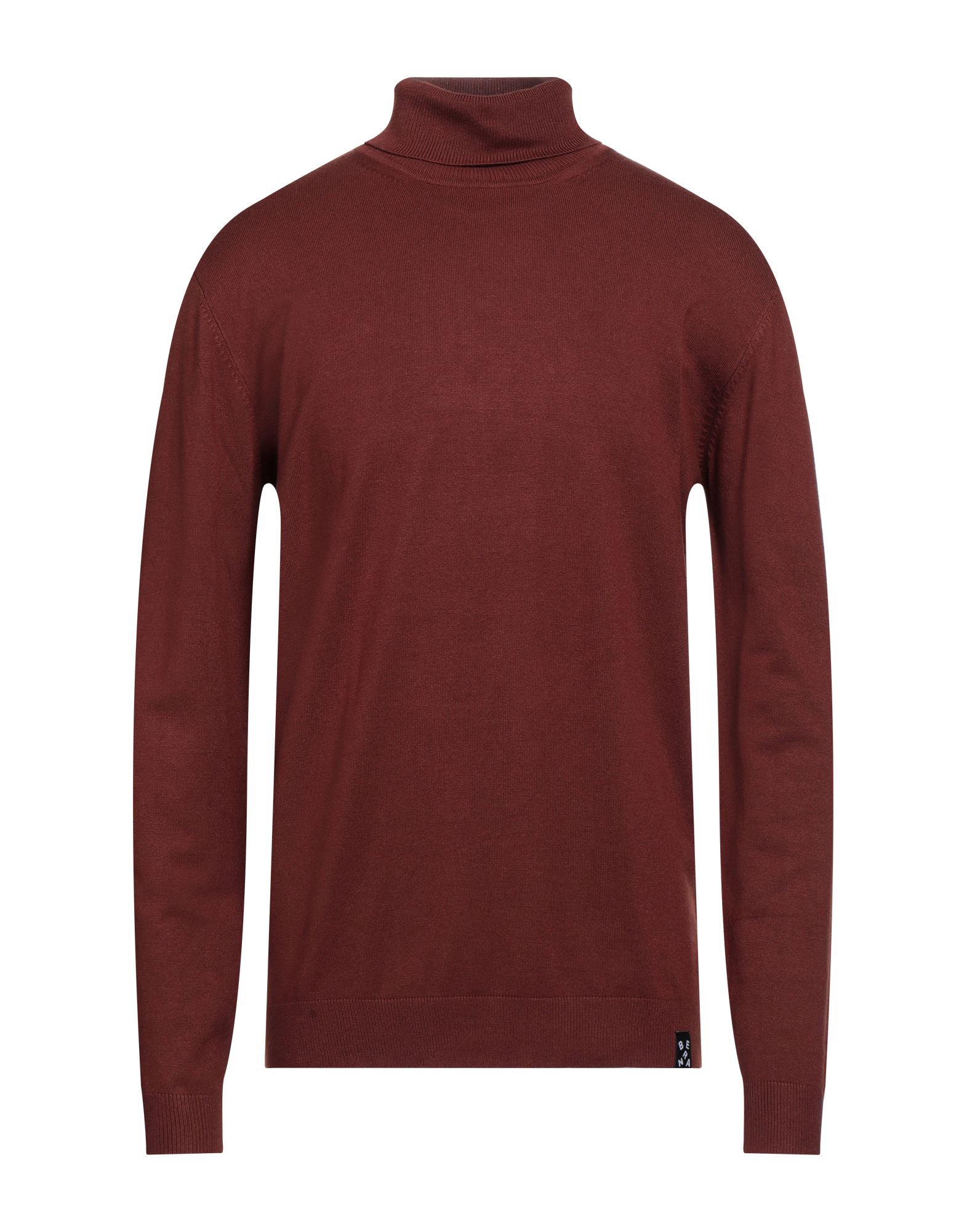 BERNA Rollkragenpullover Herren Braun von BERNA