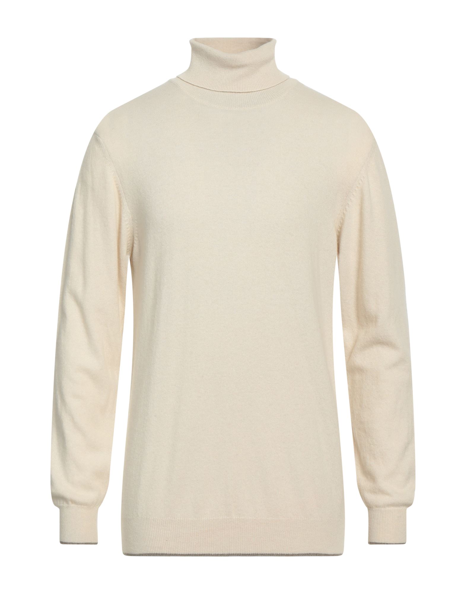 BERNA Rollkragenpullover Herren Cremeweiß von BERNA